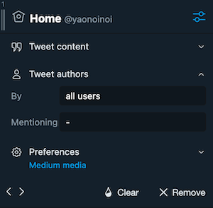 Tweet authors